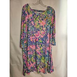Lilly Pulitzer Tropical Ophelia Dress Multicolor size XL